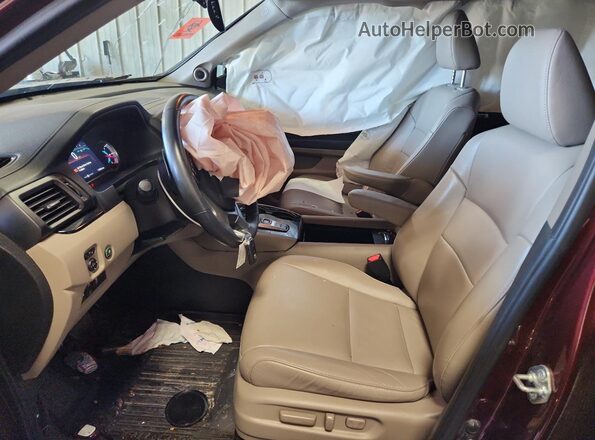 5FNYF6H68LB036232 2020 HONDA PILOT Brown Widok wnętrza z przodu