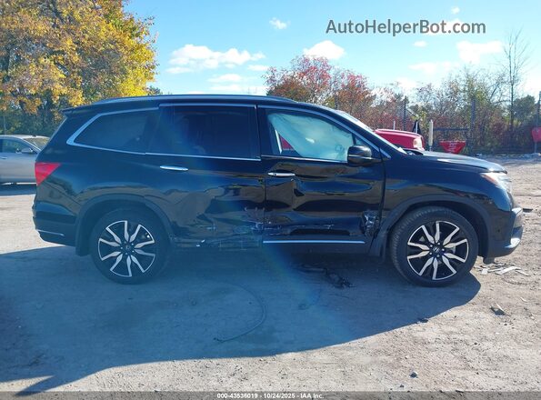 5FNYF6H6XLB010442 2020 HONDA PILOT Black Widok wnętrza z tyłu