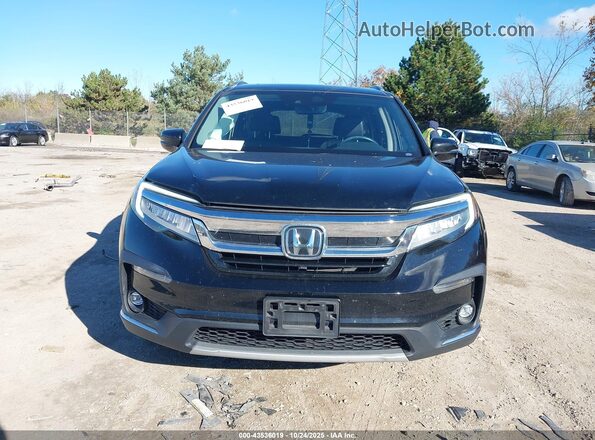 5FNYF6H6XLB010442 2020 HONDA PILOT Black Widok zestawu wskaźników