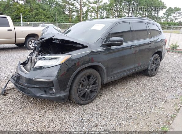 5FNYF6H77LB058778 2020 HONDA PILOT Black წინა მარცხენა ხედი სამი მეოთხედიდან