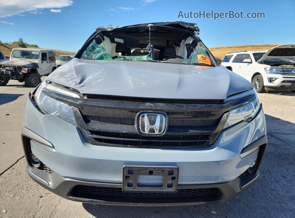 5FNYF6H89NB048393 2022 HONDA PILOT Blue Vista frontal