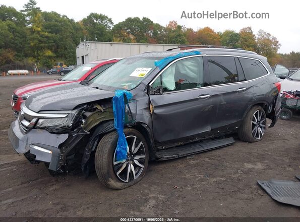 5FNYF6H93NB001336 2022 HONDA PILOT Серый Передняя левая четверть