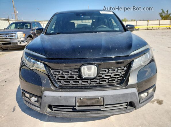 5FNYF7H21KB007902 2019 HONDA PASSPORT Black Вид спереду