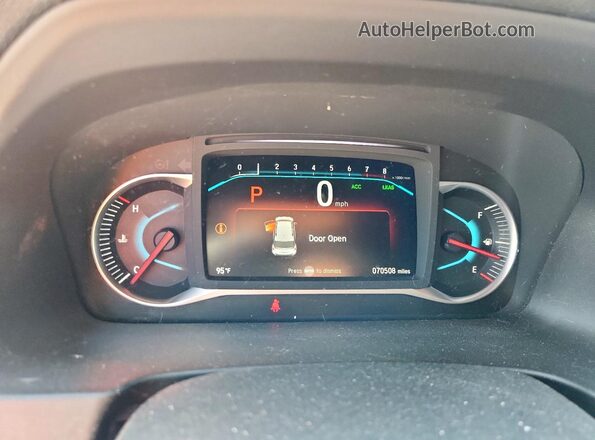 5FNYF7H21KB007902 2019 HONDA PASSPORT Black Вид щитка приладів