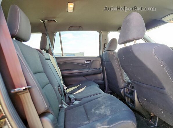 5FNYF7H21KB007902 2019 HONDA PASSPORT Black Вид задньої частини салону