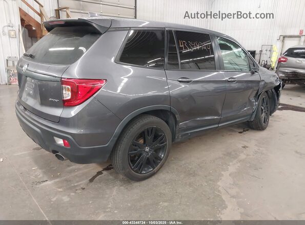 5FNYF7H26MB012029 2021 HONDA PASSPORT Серый Задняя правая четверть