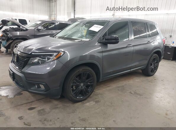 5FNYF7H26MB012029 2021 HONDA PASSPORT Серый Передняя левая четверть