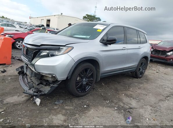 5FNYF7H2XMB001616 2021 HONDA PASSPORT Silver Vista tres cuartos delantera izquierda