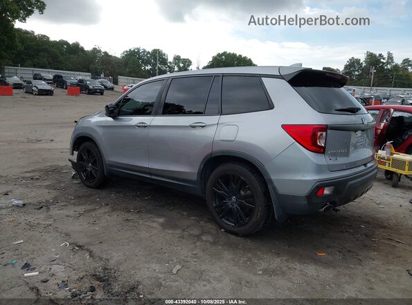 5FNYF7H2XMB001616 2021 HONDA PASSPORT Silver Trasero izquierdo