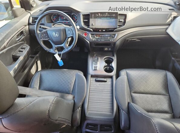 5FNYF7H51KB010065 2019 HONDA PASSPORT Gray Dashboard view