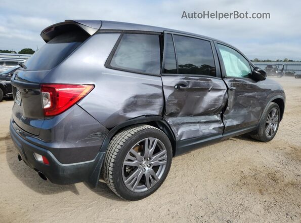 5FNYF7H51KB010065 2019 HONDA PASSPORT Gray Rear right