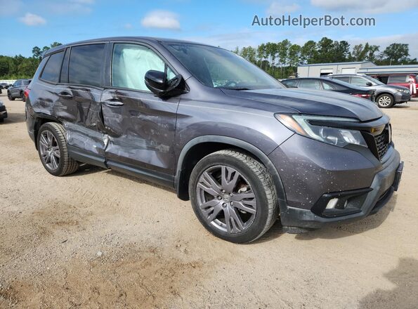 5FNYF7H51KB010065 2019 HONDA PASSPORT Gray Front right