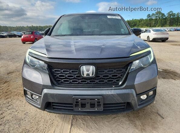 5FNYF7H51KB010065 2019 HONDA PASSPORT Gray Front view