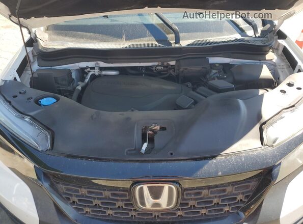 5FNYF7H52MB008411 2021 HONDA PASSPORT White Vista del compartimento del motor