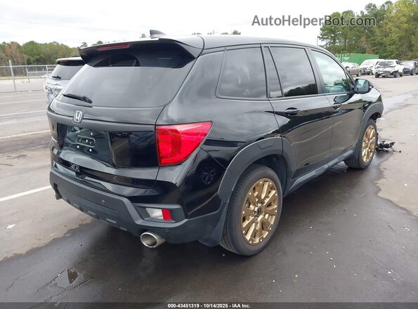 5FNYF7H52NB001282 2022 HONDA PASSPORT Black Trasero derecho