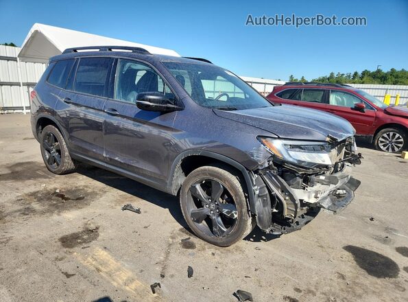 5FNYF8H01KB004776 2019 HONDA PASSPORT Серый Передняя правая четверть