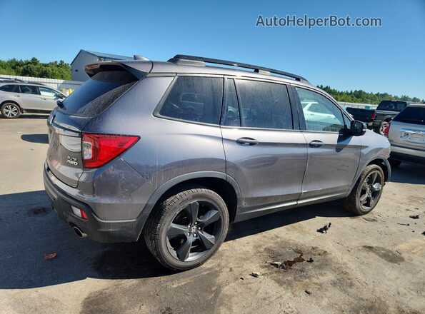 5FNYF8H01KB004776 2019 HONDA PASSPORT Серый Задняя правая четверть
