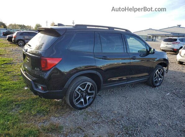 5FNYF8H03PB017374 2023 HONDA PASSPORT Черный Задняя правая четверть