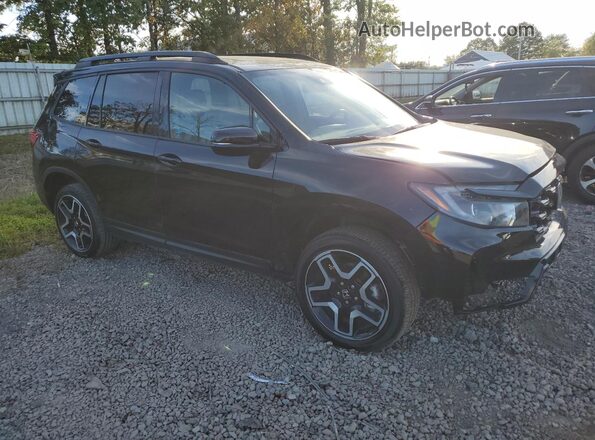 5FNYF8H03PB017374 2023 HONDA PASSPORT Черный Передняя правая четверть