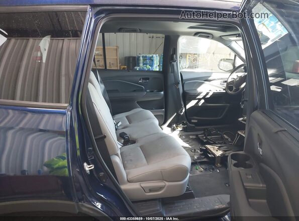 5FNYF8H06MB029515 2021 HONDA PASSPORT Blue Vista de la etiqueta del VIN