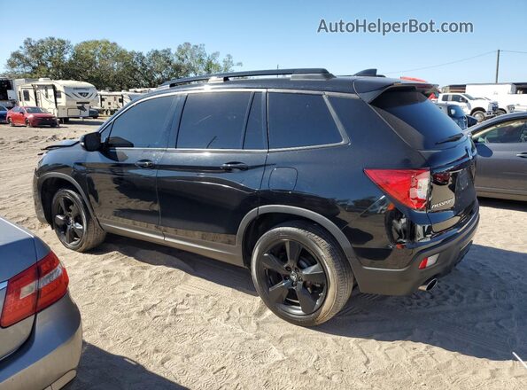 5FNYF8H08MB035431 2021 HONDA PASSPORT Black Rear left