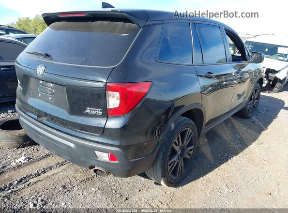 5FNYF8H24MB018577 2021 HONDA PASSPORT Black Tył prawy