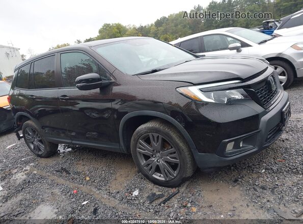 5FNYF8H50LB015877 2020 HONDA PASSPORT Коричневый Вид задней части салона