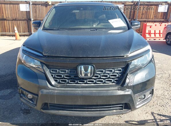5FNYF8H51LB005505 2020 HONDA PASSPORT Black Вид щитка приладів