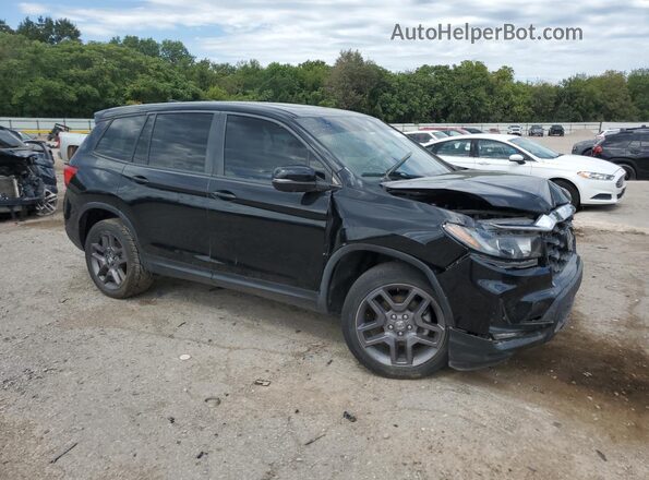 5FNYF8H52NB007007 2022 HONDA PASSPORT Black Przód prawy
