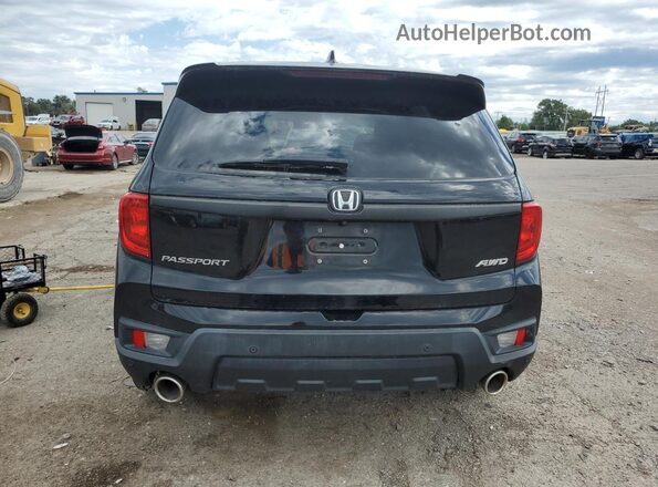 5FNYF8H52NB007007 2022 HONDA PASSPORT Black Widok z tyłu