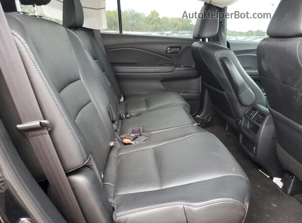 5FNYF8H52NB007007 2022 HONDA PASSPORT Black Widok wnętrza z tyłu