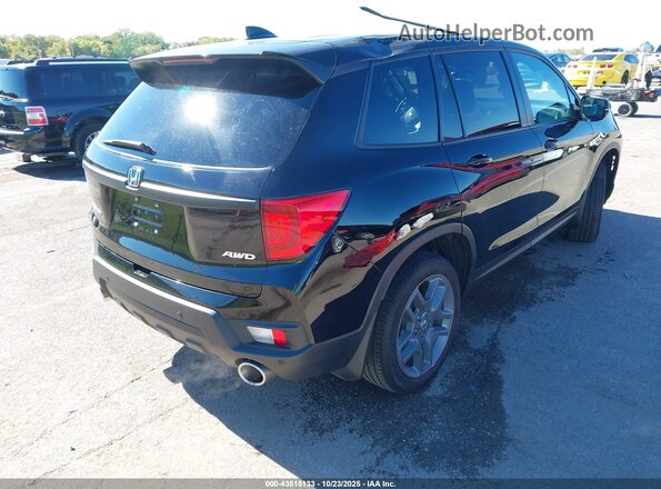 5FNYF8H52NB021957 2022 HONDA PASSPORT Black უკანა მარჯვენა