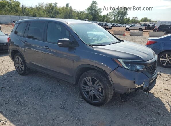5FNYF8H53MB007726 2021 HONDA PASSPORT Gray Przód prawy