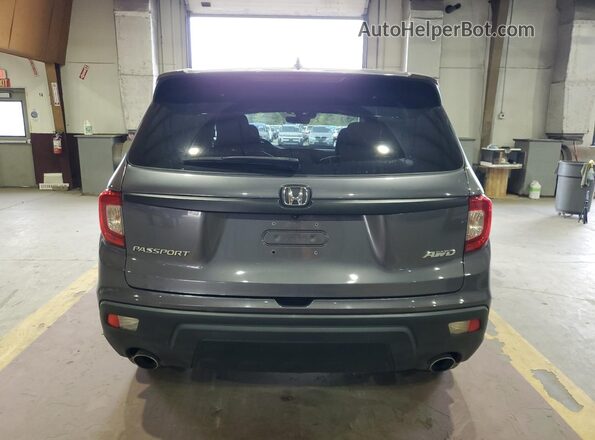 5FNYF8H53MB011288 2021 HONDA PASSPORT Серый Вид сзади