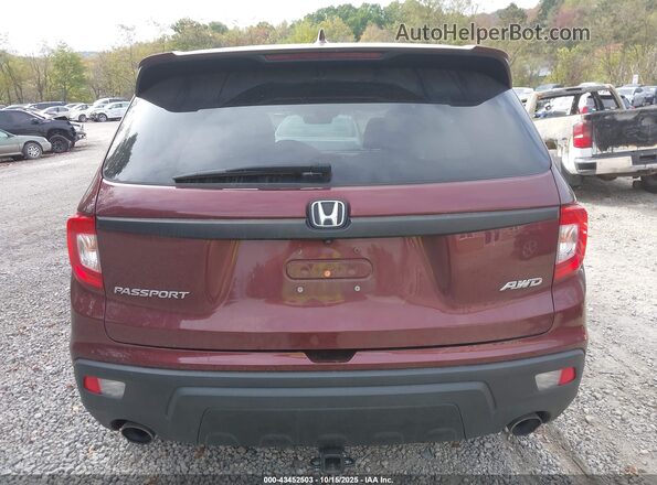 5FNYF8H55MB014872 2021 HONDA PASSPORT Burgundy 