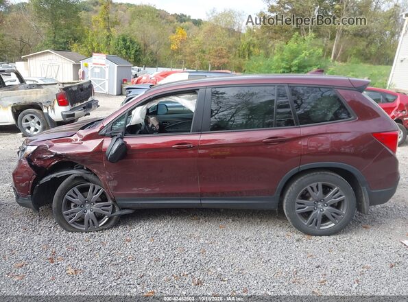 5FNYF8H55MB014872 2021 HONDA PASSPORT Burgundy 