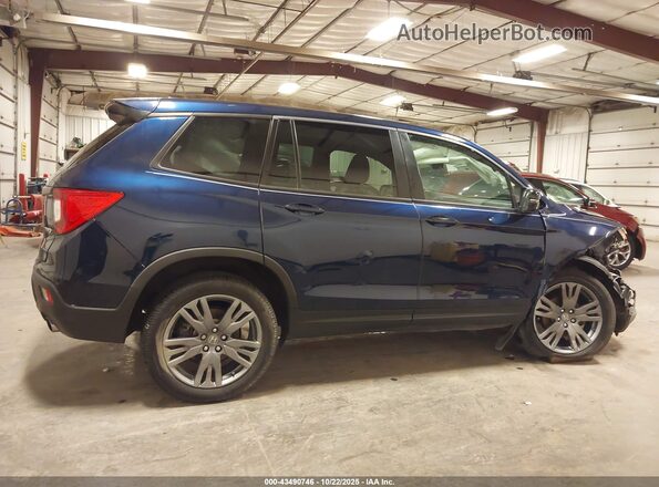 5FNYF8H56MB016808 2021 HONDA PASSPORT Blue Панорамний вид салону 360°