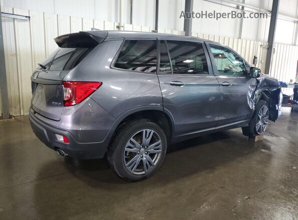 5FNYF8H59MB024014 2021 HONDA PASSPORT Gray Задня права чверть