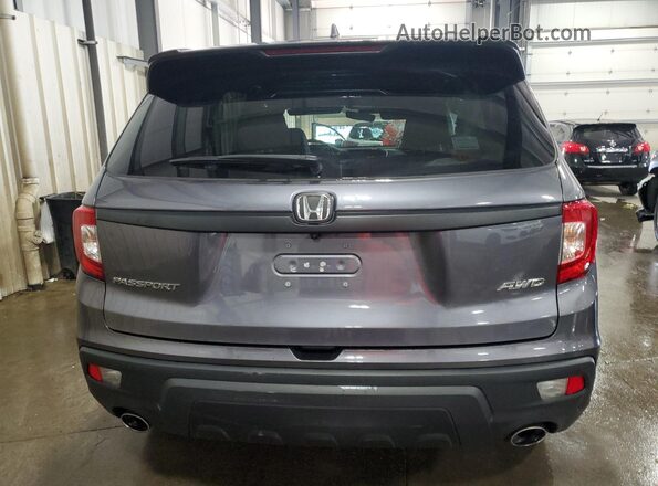 5FNYF8H59MB024014 2021 HONDA PASSPORT Gray Вид ззаду