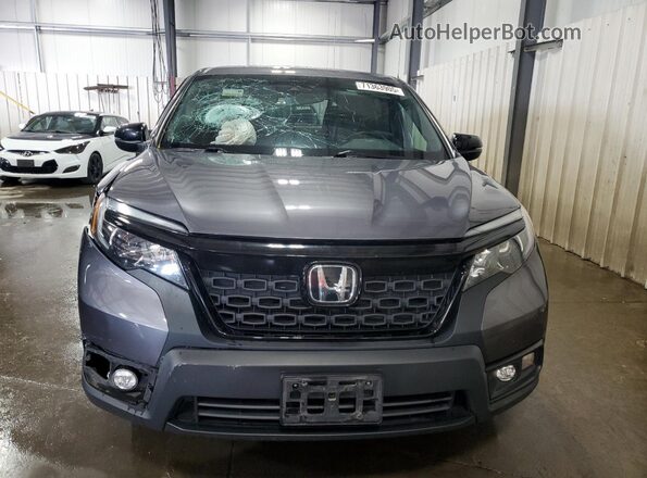 5FNYF8H59MB024014 2021 HONDA PASSPORT Gray Вид спереду