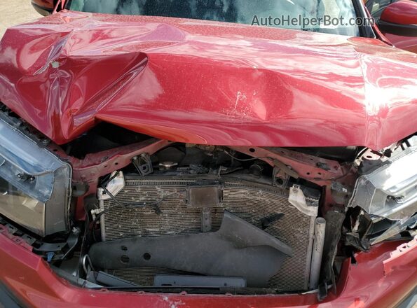 5FNYF8H59NB029196 2022 HONDA PASSPORT Red Widok komory silnika