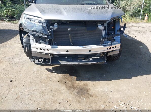 5FNYF8H5XMB015077 2021 HONDA PASSPORT Silver Front view