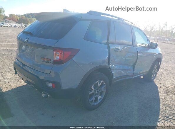 5FNYF8H60PB014758 2023 HONDA PASSPORT Серый Задняя правая четверть