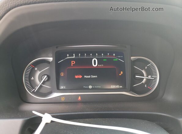 5FNYF8H94PB501827 2023 HONDA PASSPORT White Widok zestawu wskaźników