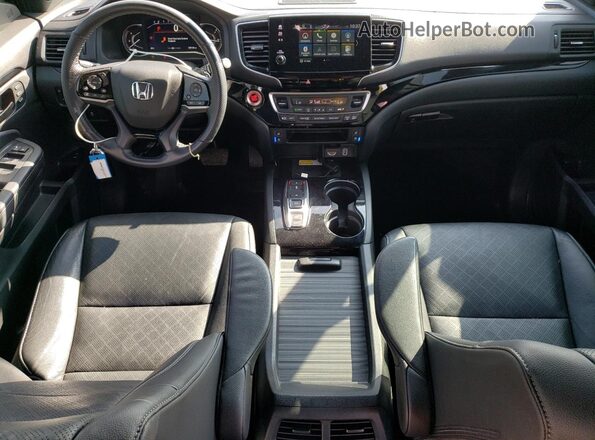 5FNYF8H94PB501827 2023 HONDA PASSPORT White Widok deski rozdzielczej