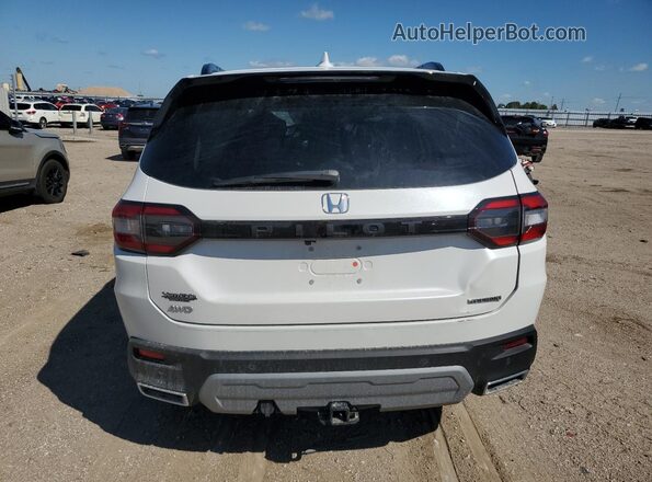 5FNYG1H74SB108518 2025 HONDA PILOT White უკანა ხედი