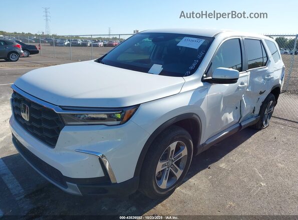 5FNYG2H41RB016658 2024 HONDA PILOT White Առջևի ձախ երեք քառորդ տեսարան