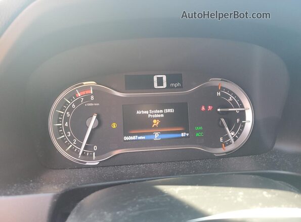 5FPYK3F14MB006266 2021 HONDA RIDGELINE Silver Вид щитка приладів