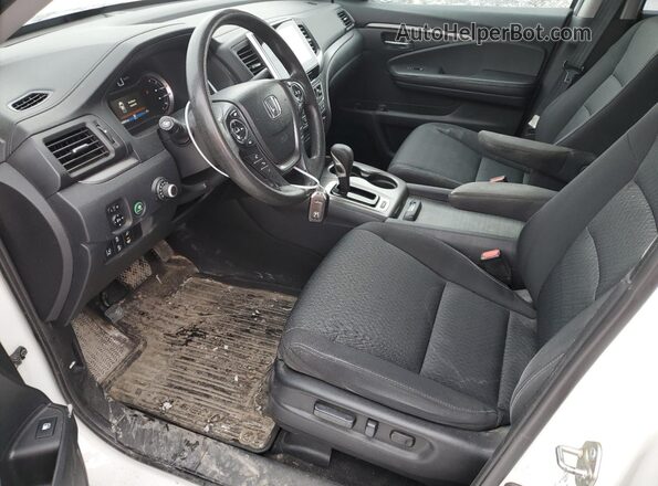 5FPYK3F16KB506524 2019 HONDA RIDGELINE White Vista interior delantera