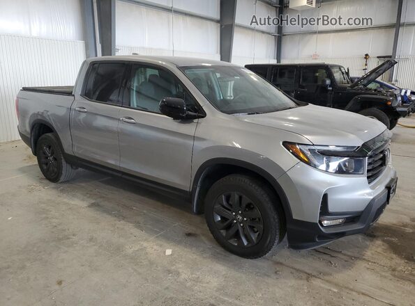5FPYK3F17MB001515 2021 HONDA RIDGELINE Silver Przód prawy